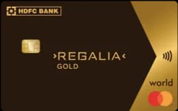 HDFC Bank Regalia Gold logo